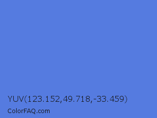 YUV 123.152,49.718,-33.459 Color Image