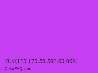 YUV 123.173,58.582,63.869 Color Image