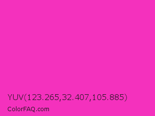 YUV 123.265,32.407,105.885 Color Image