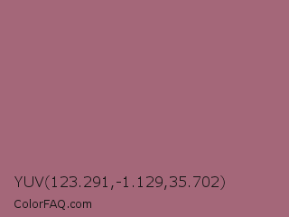 YUV 123.291,-1.129,35.702 Color Image