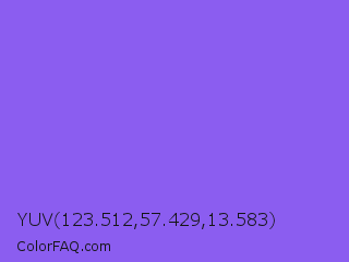 YUV 123.512,57.429,13.583 Color Image