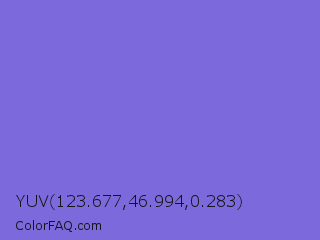 YUV 123.677,46.994,0.283 Color Image
