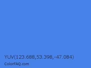 YUV 123.688,53.398,-47.084 Color Image