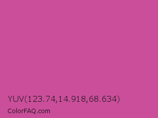 YUV 123.74,14.918,68.634 Color Image