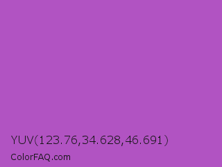 YUV 123.76,34.628,46.691 Color Image