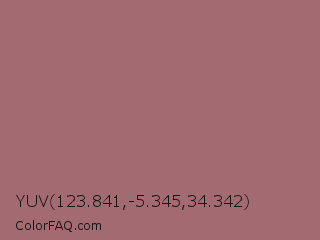 YUV 123.841,-5.345,34.342 Color Image