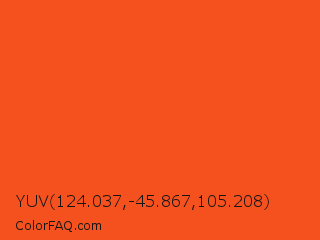 YUV 124.037,-45.867,105.208 Color Image