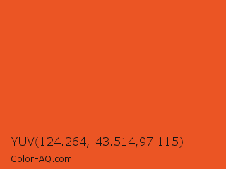 YUV 124.264,-43.514,97.115 Color Image