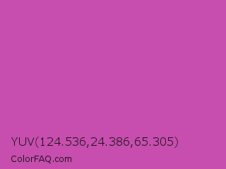 YUV 124.536,24.386,65.305 Color Image