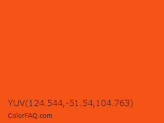 YUV 124.544,-51.54,104.763 Color Image