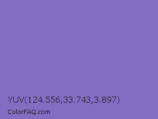 YUV 124.556,33.743,3.897 Color Image