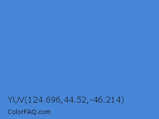 YUV 124.696,44.52,-46.214 Color Image
