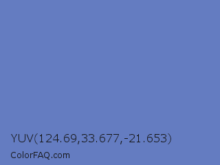 YUV 124.69,33.677,-21.653 Color Image