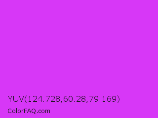 YUV 124.728,60.28,79.169 Color Image