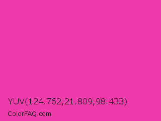 YUV 124.762,21.809,98.433 Color Image