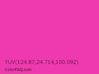 YUV 124.87,24.714,100.092 Color Image