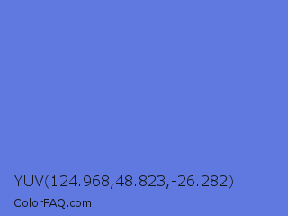 YUV 124.968,48.823,-26.282 Color Image