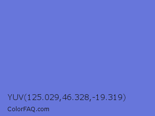 YUV 125.029,46.328,-19.319 Color Image