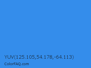 YUV 125.105,54.178,-64.113 Color Image