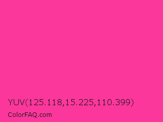 YUV 125.118,15.225,110.399 Color Image