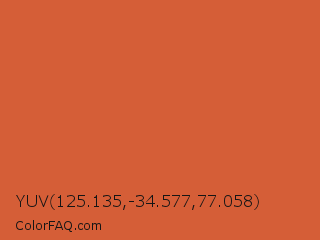 YUV 125.135,-34.577,77.058 Color Image