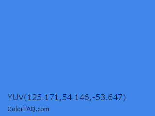 YUV 125.171,54.146,-53.647 Color Image