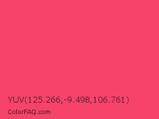 YUV 125.266,-9.498,106.761 Color Image