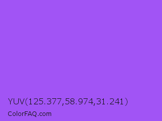 YUV 125.377,58.974,31.241 Color Image