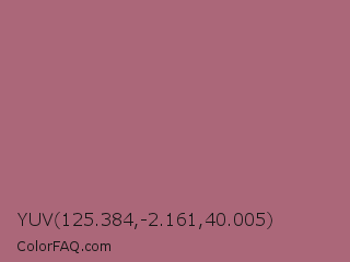 YUV 125.384,-2.161,40.005 Color Image