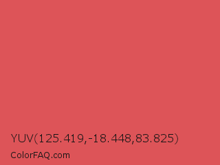 YUV 125.419,-18.448,83.825 Color Image