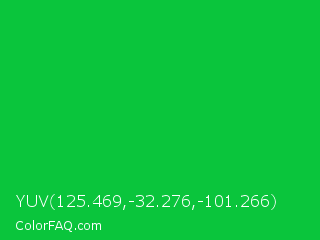 YUV 125.469,-32.276,-101.266 Color Image