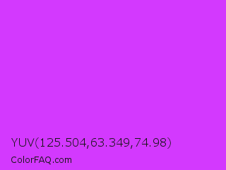 YUV 125.504,63.349,74.98 Color Image