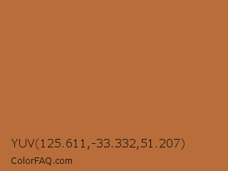 YUV 125.611,-33.332,51.207 Color Image