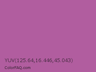 YUV 125.64,16.446,45.043 Color Image
