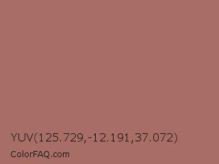 YUV 125.729,-12.191,37.072 Color Image