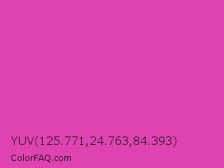 YUV 125.771,24.763,84.393 Color Image