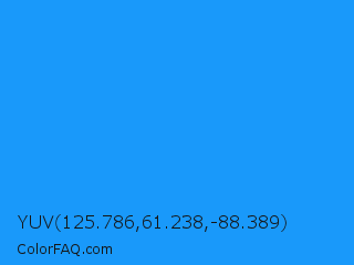 YUV 125.786,61.238,-88.389 Color Image