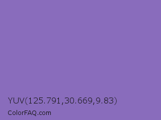 YUV 125.791,30.669,9.83 Color Image