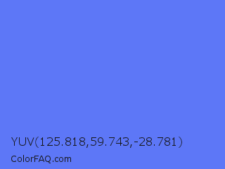 YUV 125.818,59.743,-28.781 Color Image