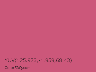 YUV 125.973,-1.959,68.43 Color Image