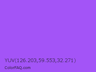 YUV 126.203,59.553,32.271 Color Image