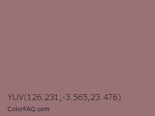 YUV 126.231,-3.565,23.476 Color Image
