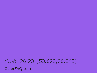 YUV 126.231,53.623,20.845 Color Image