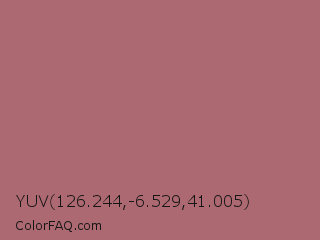 YUV 126.244,-6.529,41.005 Color Image