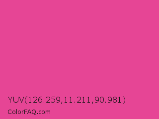 YUV 126.259,11.211,90.981 Color Image