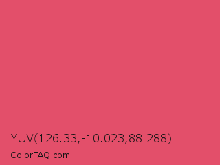 YUV 126.33,-10.023,88.288 Color Image