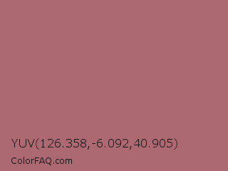 YUV 126.358,-6.092,40.905 Color Image