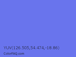 YUV 126.505,54.474,-18.86 Color Image