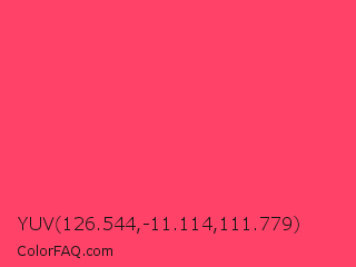 YUV 126.544,-11.114,111.779 Color Image