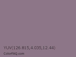 YUV 126.815,4.035,12.44 Color Image